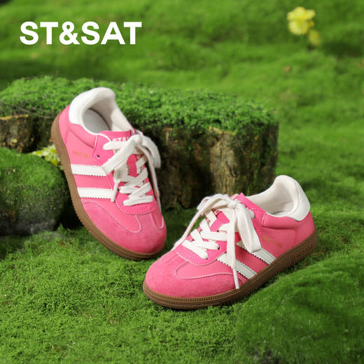 【童鞋】星期六校园运动风百搭休闲男女童德训鞋SSE1192L02 商品图2