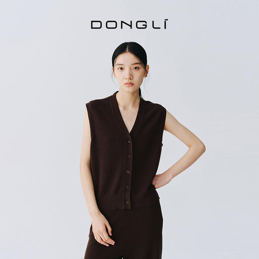 东黎 • 万物复苏 卓然 女士春夏V领马甲 6039 商品图1