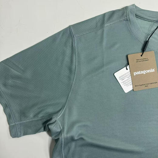原单正品 Patagonia Cap Cool LW 轻量速干T恤，蓝色/黑色 S-XXL 商品图9