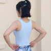壁虎瑜伽【2603SY512】宽肩带固定杯背心【5天发货】（一体式胸垫） 商品缩略图4