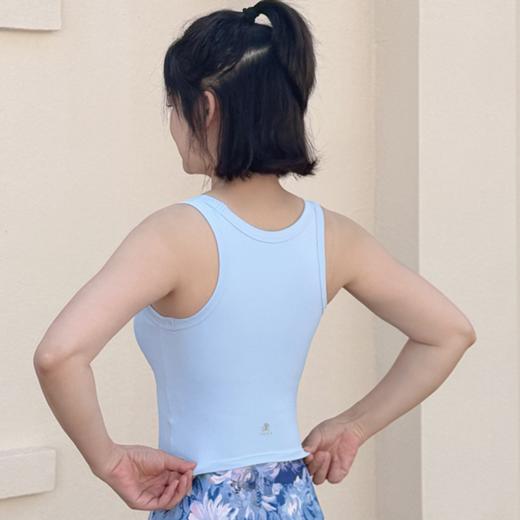 壁虎瑜伽【2603SY512】宽肩带固定杯背心【5天发货】（一体式胸垫） 商品图4