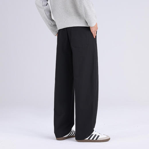 GXG男装26夏季潮流时尚弹力松紧腰宽松直筒舒适透气男式休闲裤K&C 商品图7
