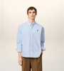 男款logo刺绣长袖衬衫la 商品缩略图3