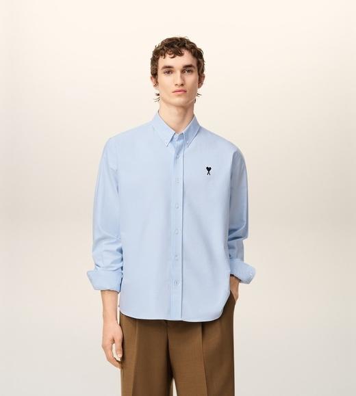 男款logo刺绣长袖衬衫la 商品图3