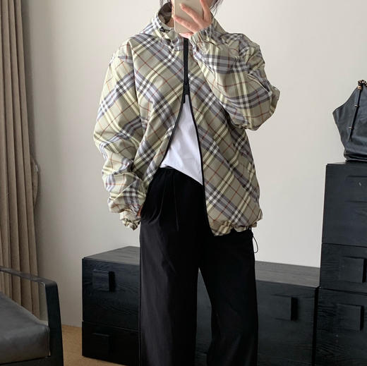 🦋私渠高定BBR双面两穿格纹连帽夹克外套3.18 商品图2