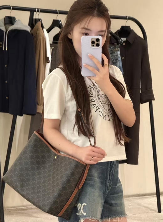 ce凯旋门老花托特包购物袋 商品图4