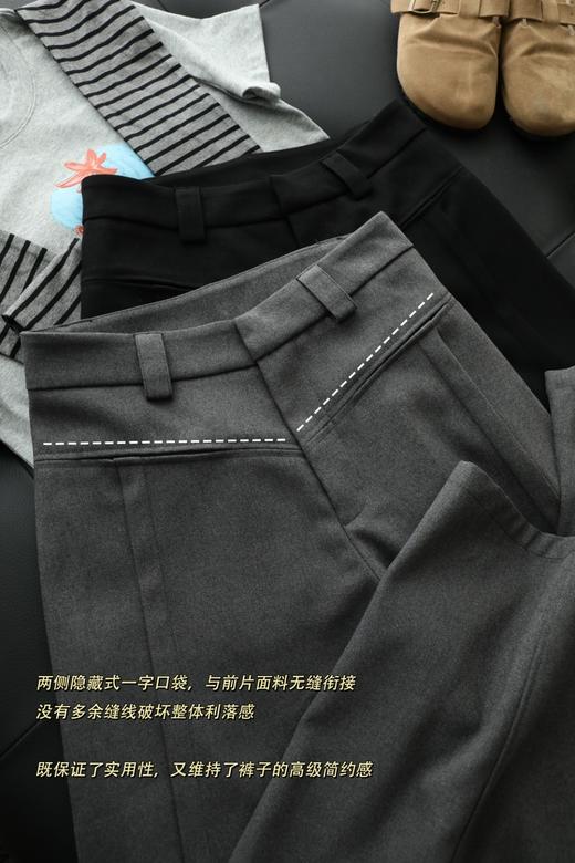 热门款~高级感设计感阔腿西装裤 商品图11