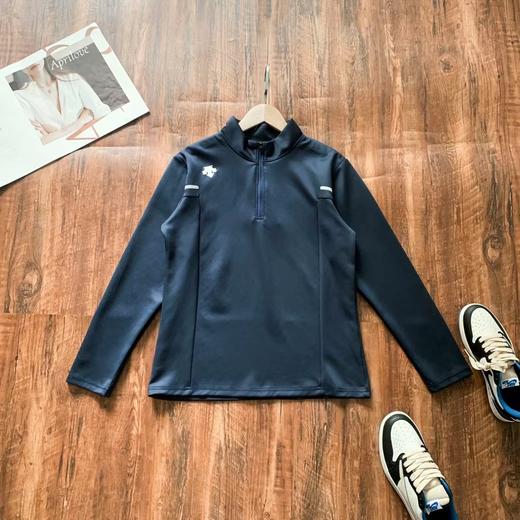 F031880春季新款半拉链运动长袖男户外健身投篮速干上衣打底衫 商品图6