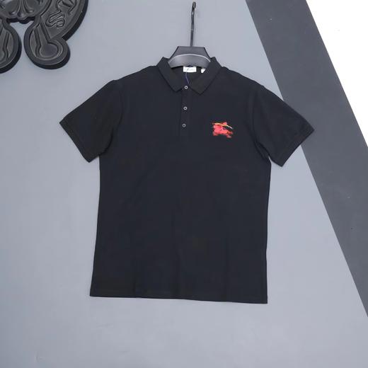 F031828新款胸前战马植绒刺绣徽标设计舒适吸汗透气polo衫T恤 商品图0