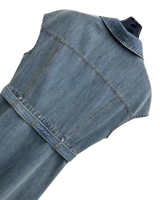 女款无袖棉牛仔连衣裙la020 商品图2