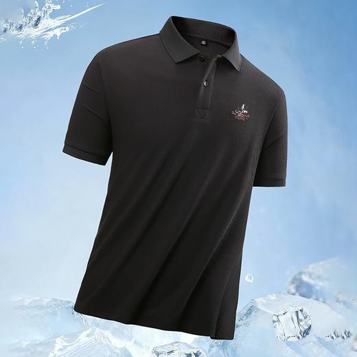 【DK】大依优型大码男装夏季polo领短袖T恤速干透气商务百搭短袖上衣 商品图3