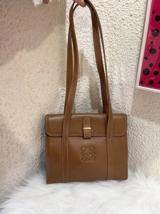 罗意威 中古 棕色 牛皮 单肩包 商品图0