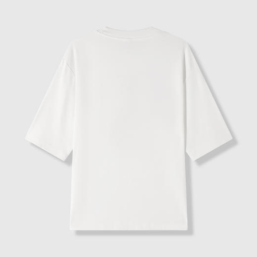 GXG男装26夏季简约刺绣字母圆领针织短袖时尚潮流日常百搭男式T恤K&C 商品图6