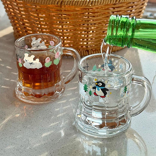 50ml可爱动物烧酒杯玻璃杯-纪念日百货门店同款170144197 商品图2