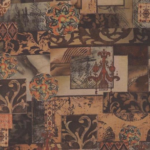 26T222SDSA男装2026新款高贵轻奢美式复古撞色圆领短袖T恤百搭宽松上衣 商品图3