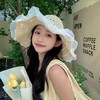 【超美❗️大帽檐防晒蕾丝草帽】巨百搭，显脸小，显气质，夏季女海边全脸沙滩透气太阳渔夫帽防晒帽遮阳帽子堪比雨伞防晒霜 商品缩略图4