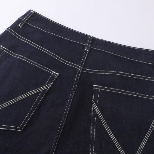 GXG男装【含桑蚕丝】26夏季简约休闲水洗直筒经典百搭男式牛仔裤K&C 商品图11