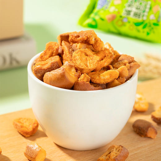 【鲜萃椒麻味碱水面包丁320g】 约20包 非油炸 酥脆可口 港荣焕新季49.9任选4件 商品图3