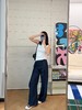 罗意威 新款腰带阔腿牛仔裤 商品缩略图0
