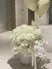 白色仿藤抱抱花篮 商品缩略图5