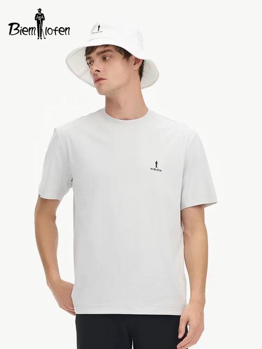 F031823春夏季男士T恤亲肤柔软短袖圆领上衣防晒速干T恤 商品图3