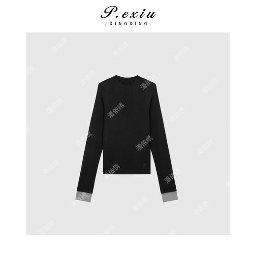 03-4潘依绣丁丁宠粉天-丝-羊-毛-针织长袖Q63374 商品图0