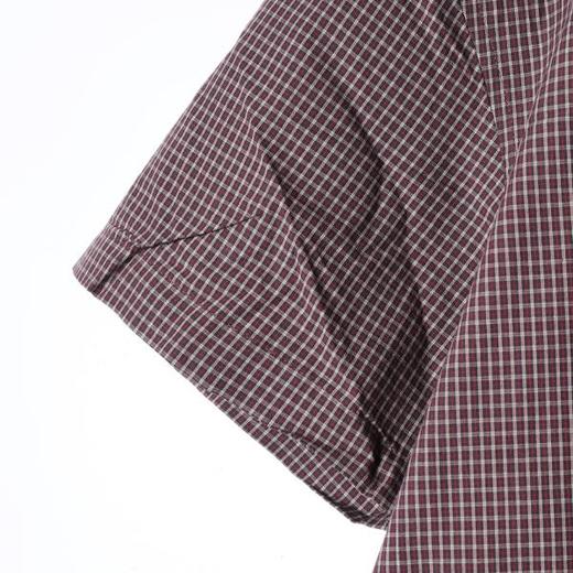 9003SDSA男装2026新款高贵轻奢时尚简约格子翻领短袖衬衫T恤百搭宽松 商品图3