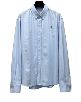 男款logo刺绣长袖衬衫la