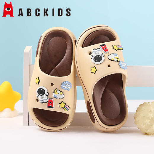 【ABCKIDS】儿童拖鞋男童太空人亲子居家室内鞋厚底EVA软底防滑凉拖鞋24-35 商品图3