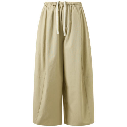 【莱赛尔】三彩2026夏季新款休闲裤高腰宽松气球裤七分裤显瘦M 商品图4