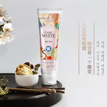 無瑾花 韩国进口 天然茶香洁齿牙膏110g 欧盟有机 亮白淡渍 清新口气 商品图3