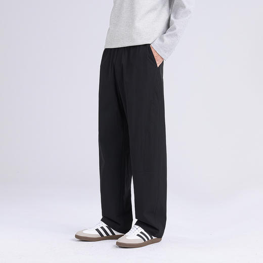 GXG男装26夏季潮流时尚弹力松紧腰宽松直筒舒适透气男式休闲裤K&C 商品图4