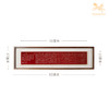 铜师傅 手工錾刻 铜雕画 康熙书法《心经》桌面中式装饰画 商品缩略图7