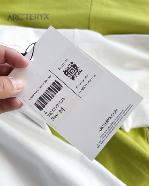 点此购买 始祖鸟春秋季经典户外登山拼色男女款长袖T恤 yh 342601 商品图11