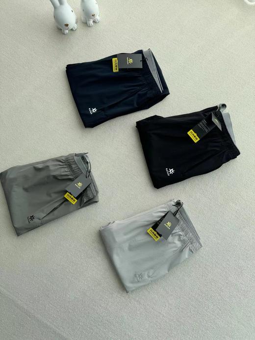 F031818轻量防风阻冷干爽耐磨抗皱软弹爽滑户外休闲长裤 商品图3