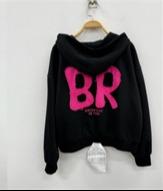 NC撞色字母卫衣式拉链外套60110（黑）春季261011250321 商品图4