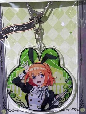 五等分的新娘 亚克力钥匙扣 黑色礼服 兔耳 中野四葉<#>