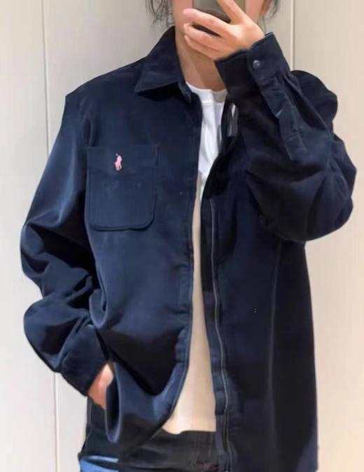 F031845春季新款全新纯色logo刺绣棉质新款夹克外套 商品图11