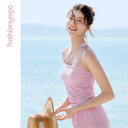 F16215浪漫蕾丝花朵背心 商品图7
