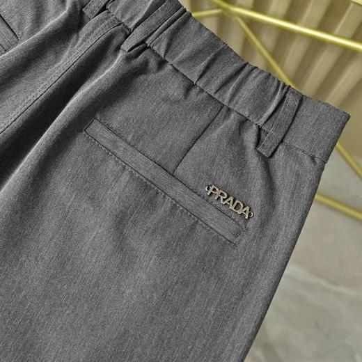 F031843春季新品男士垂感宽松低奢简约休闲直筒西裤 商品图12