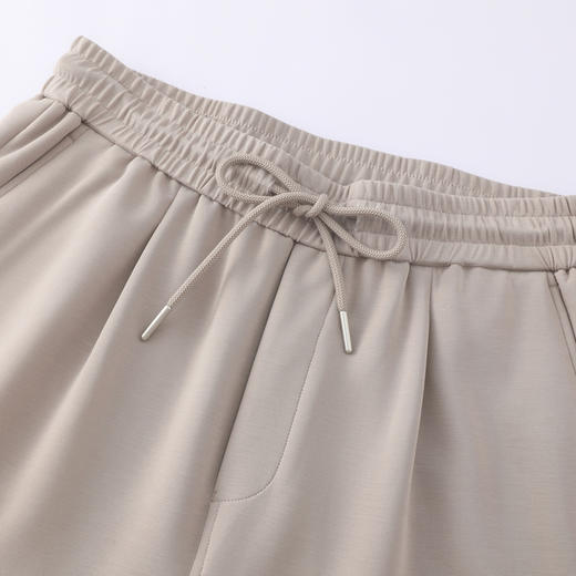 GXG男装【含莱赛尔】26夏季时尚舒适松紧腰系绳男式直筒休闲裤K&C 商品图10