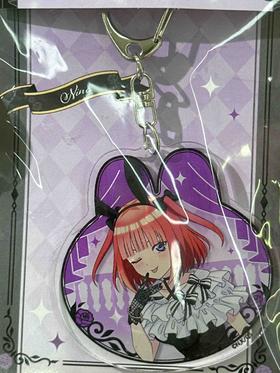 五等分的新娘 亚克力钥匙扣 黑色礼服 兔耳  中野二乃<#>