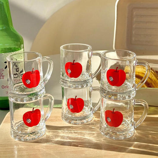 50ml迷你苹果烧酒杯玻璃杯-纪念日百货门店同款170144234 商品图3