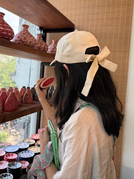 （成人）新帽型New 澳洲Bedhead亚麻真丝蝴蝶结棒球帽UPF50+ 轻薄透气真丝养发 商品图4