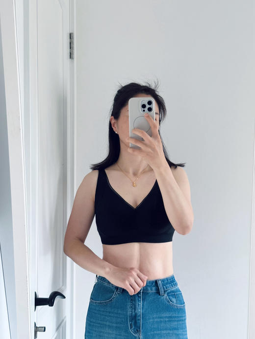 26春夏双重提拉~3D杯轻松无束缚套头文胸背心【包邮】 商品图5