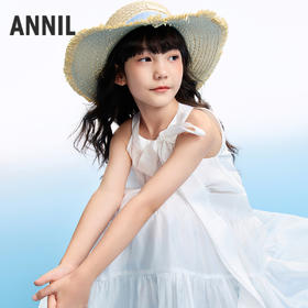 女童无袖连衣裙夏季新款安奈儿童装EG623552