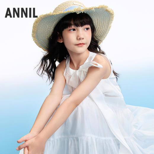 女童无袖连衣裙夏季新款安奈儿童装EG623552 商品图0