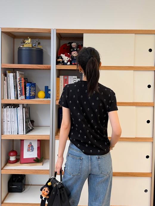 爱马仕 26Ss新款满印圆环T恤 商品图10