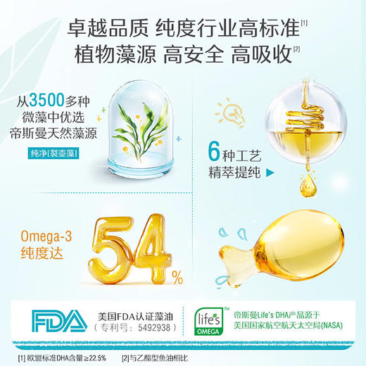 Swisse儿童DHA藻油60粒/瓶★ 商品图2