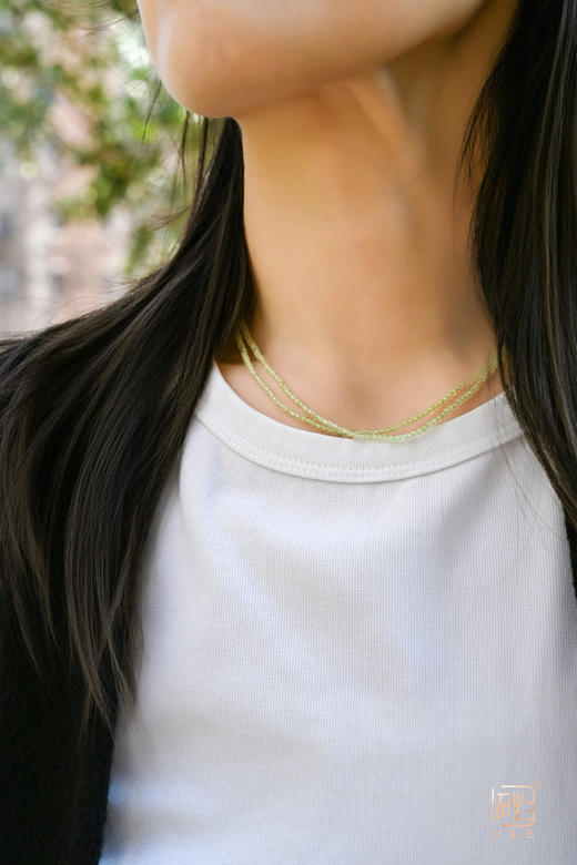 春日绽放 三生石吾行葡萄石切面巴洛克珍珠“万能扣”项链 | 葡萄石切面巴洛克珍珠手链 商品图7